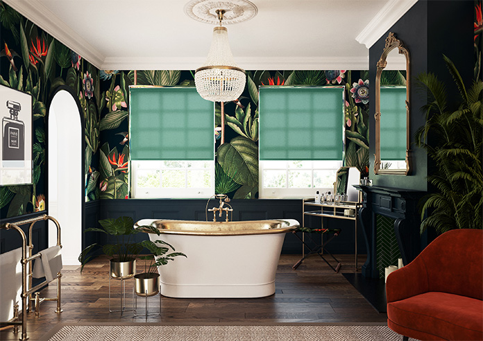 Trapani, Hunter Green - Roller Blind - Image 8